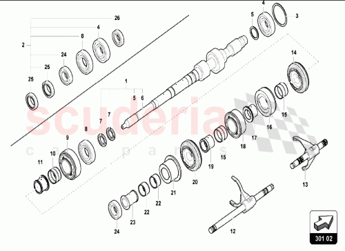 Part Diagram for Lamborghini 0CE311361B