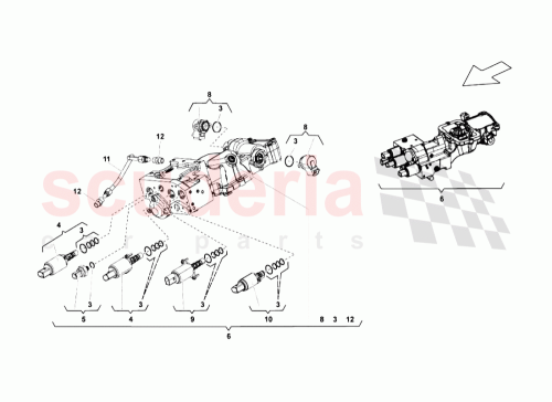 Part Diagram for Lamborghini 086927331D