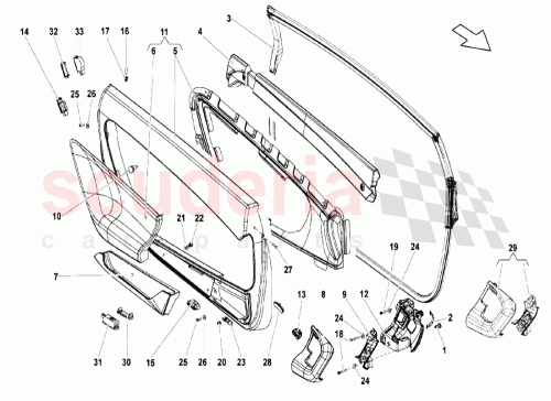 Part Diagram for Lamborghini 402867106H