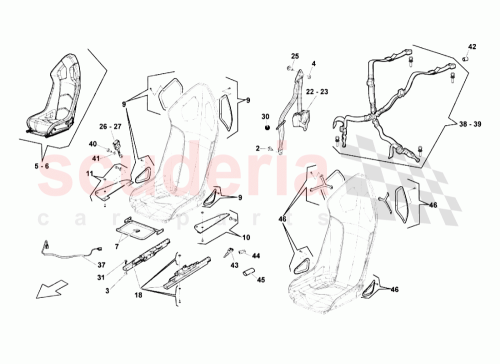 Part Diagram for Lamborghini 403860671C