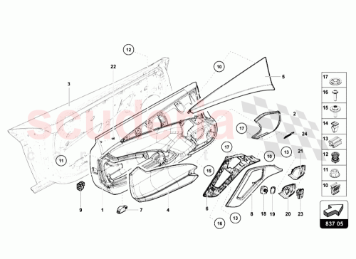 Part Diagram for Lamborghini 4G8962108