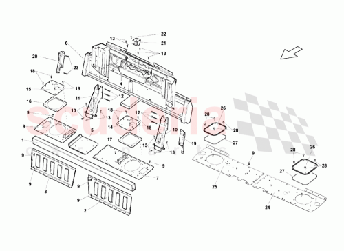 Part Diagram for Lamborghini 407813503A