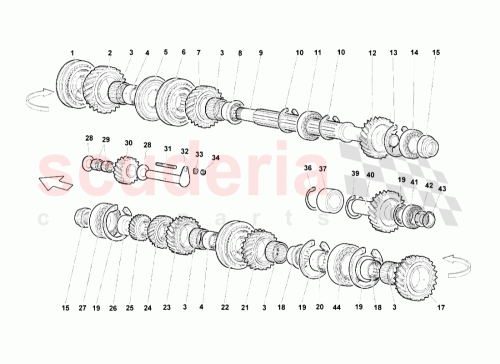 Part Diagram for Lamborghini 086311531C