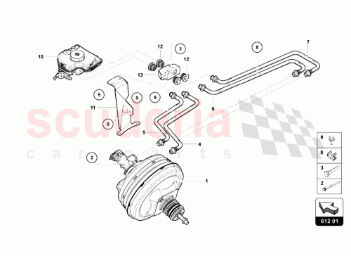 Part Diagram for Lamborghini 471611684B