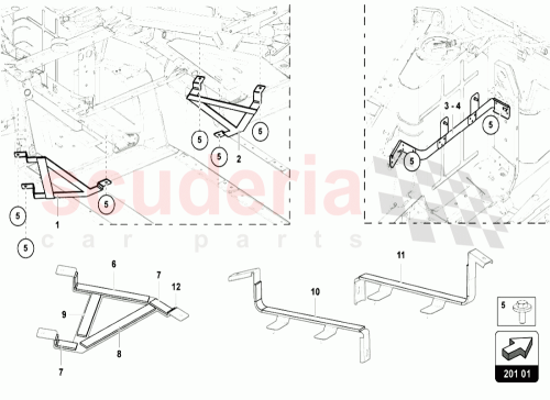 Part Diagram for Lamborghini 470201654