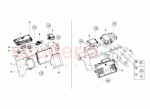 Part Diagram for Lamborghini 470907372C