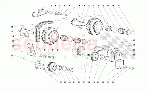 Part Diagram for Lamborghini 001230908