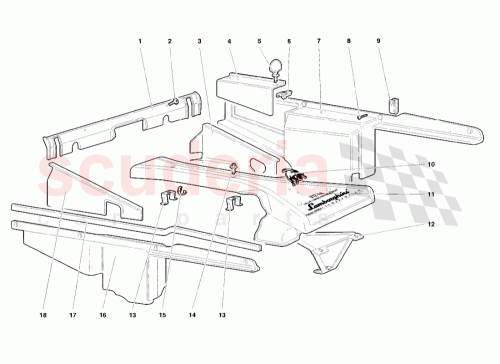 Part Diagram for Lamborghini 001637847
