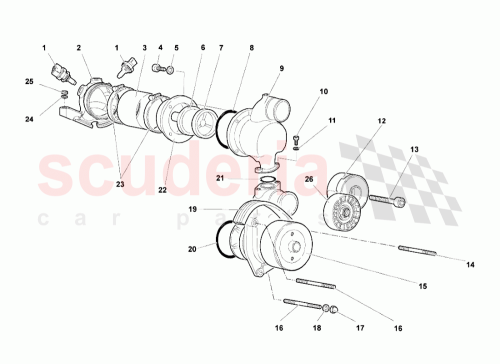 Part Diagram for Lamborghini WHT003018