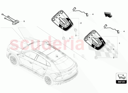Part Diagram for Lamborghini 4K09471356PS