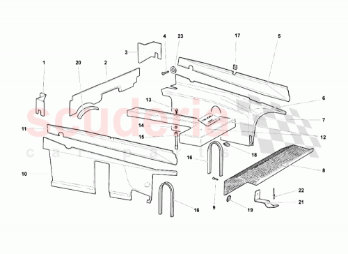 Part Diagram for Lamborghini 418103753A