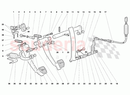 Part Diagram for Lamborghini 004227889