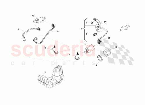 Part Diagram for Lamborghini 4F0201511E
