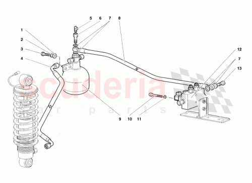 Part Diagram for Lamborghini 005138204
