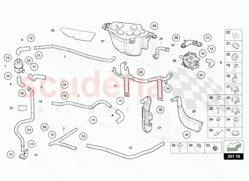 Part Diagram for Lamborghini 470201801