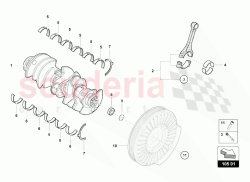 Part Diagram for Lamborghini 079105707MGLB
