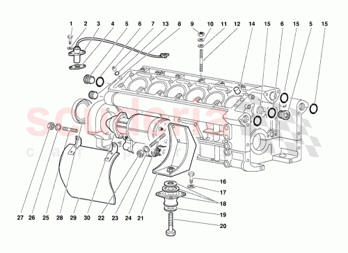 Part Diagram for Lamborghini 001532102