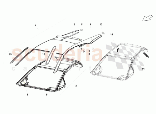 Part Diagram for Lamborghini 408817101A