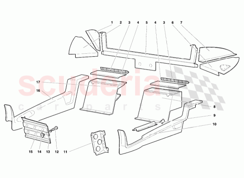Part Diagram for Lamborghini 009458375
