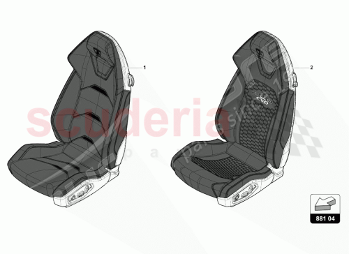 Part Diagram for Lamborghini 4T7881011P