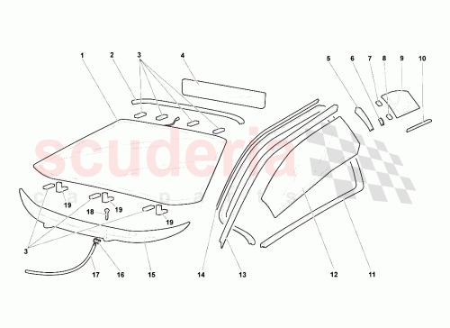 Part Diagram for Lamborghini 410845626