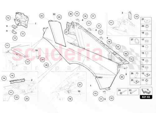 Part Diagram for Lamborghini 470853587B
