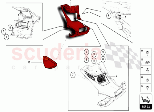 Part Diagram for Lamborghini 471858793E