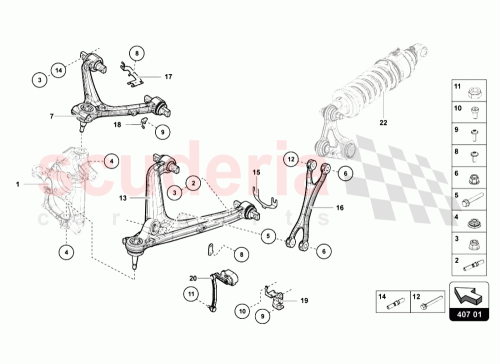 Part Diagram for Lamborghini 470413383B