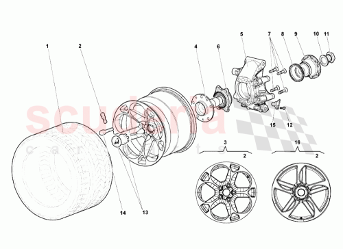 Part Diagram for Lamborghini 410601361
