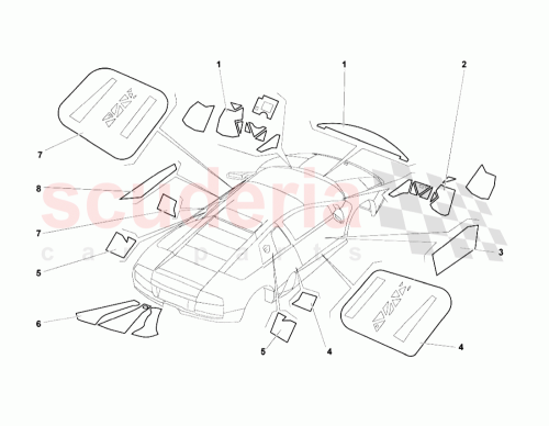 Part Diagram for Lamborghini 410837829