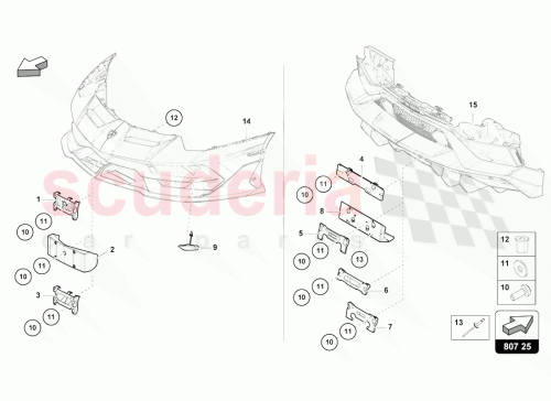 Part Diagram for Lamborghini 470807287AB