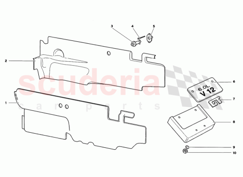 Part Diagram for Lamborghini 008890315