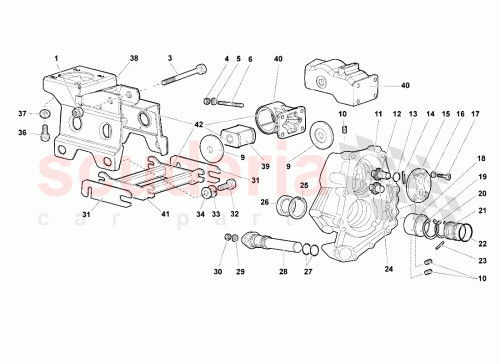 Part Diagram for Lamborghini WHT002951