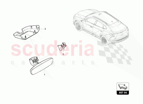 Part Diagram for Lamborghini 4ML8575194PK
