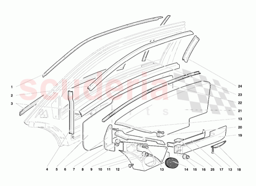 Part Diagram for Lamborghini 009421505