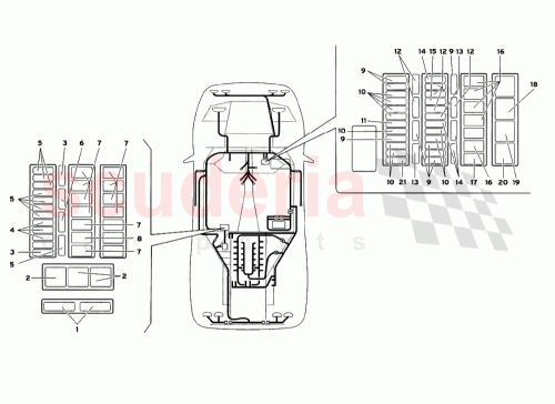 Part Diagram for Lamborghini 001638371
