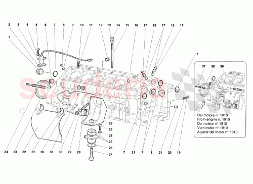 Part Diagram for Lamborghini 008210873