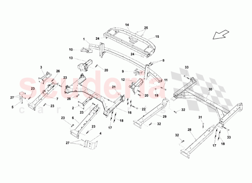 Part Diagram for Lamborghini 407813088A