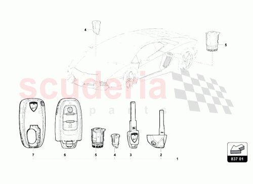 Part Diagram for Lamborghini 470959754ATKE