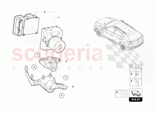Part Diagram for Lamborghini N90570805