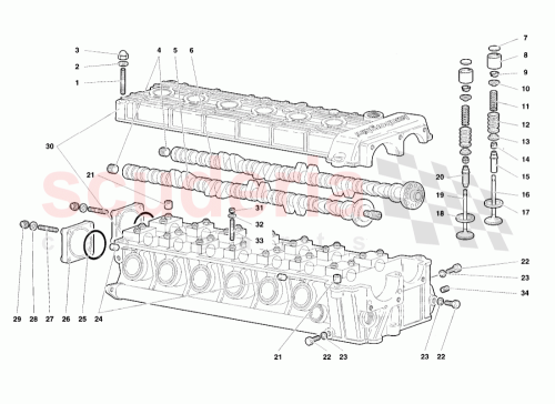 Part Diagram for Lamborghini 001114502