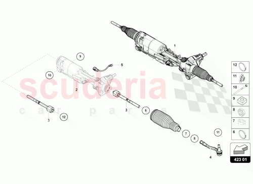 Part Diagram for Lamborghini 4M0423832B