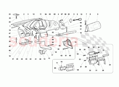 Part Diagram for Lamborghini 414857086C
