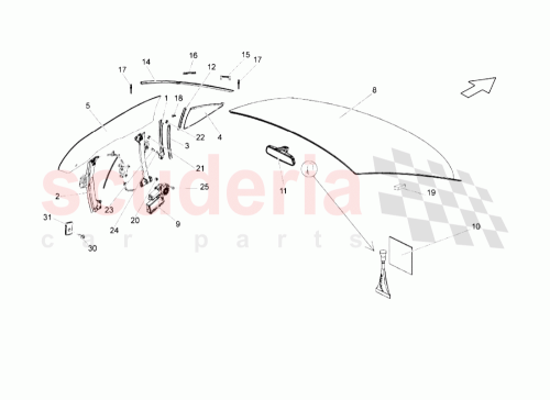 Part Diagram for Lamborghini 407853704B