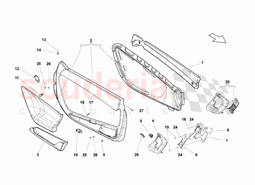 Part Diagram for Lamborghini 407837912A