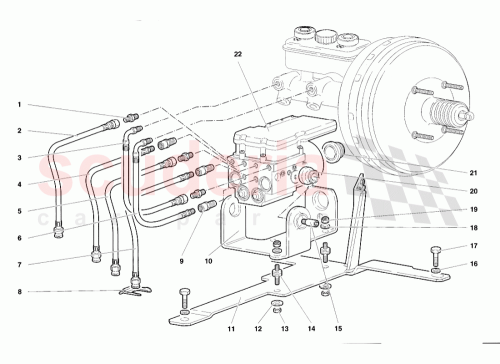Part Diagram for Lamborghini 0031001505