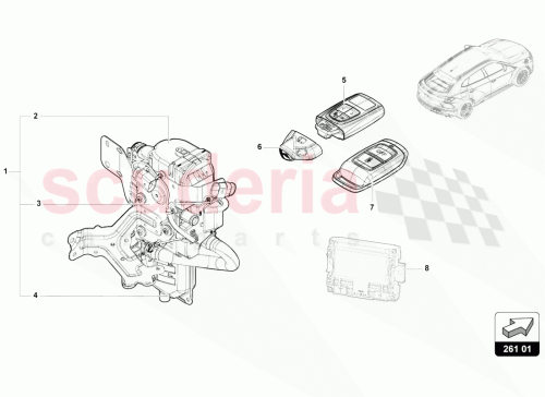 Part Diagram for Lamborghini 4ML963511
