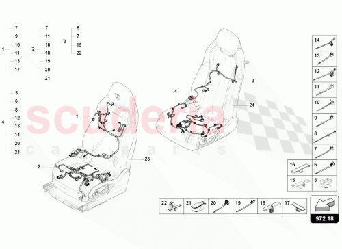 Part Diagram for Lamborghini 4M0971850
