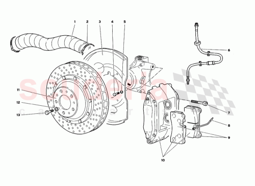 Part Diagram for Lamborghini 0031016759
