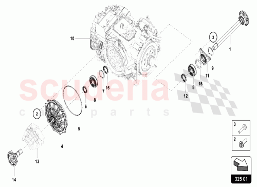 Part Diagram for Lamborghini 0BZ525357